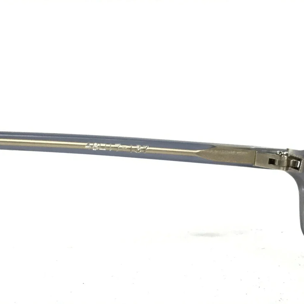 BCPC BP-156 COL.01 Eyeglasses Frames Gray Blue Rectangular Full Rim 48-17-137
